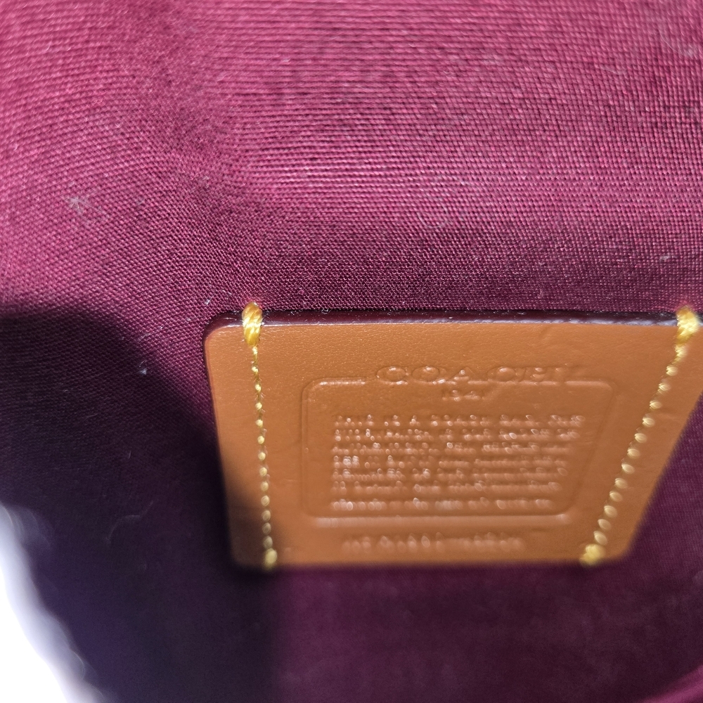 Coach Purple and Brown Women's Bag - Picture 8 of 12